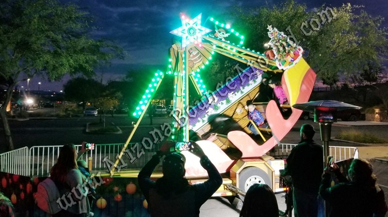 Rocking Santa Sleigh rental Phoenix